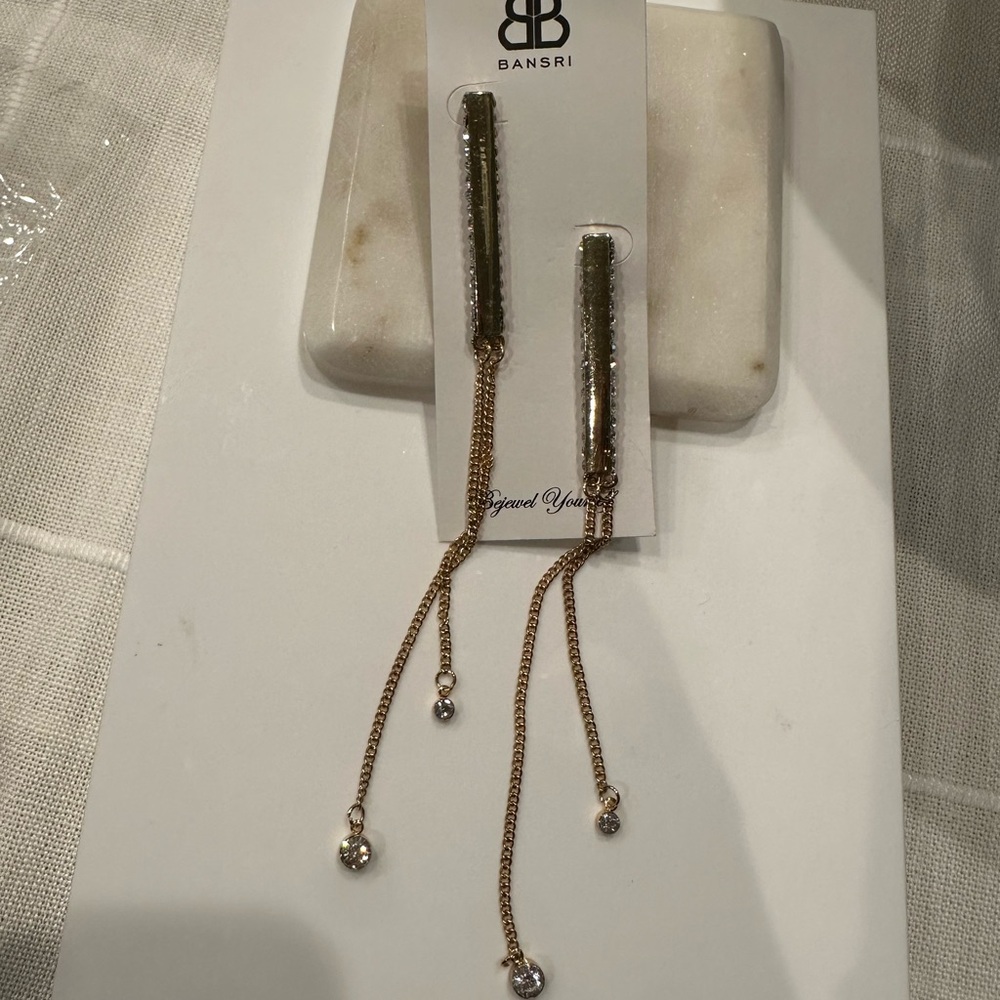 Bansri Gold Dangle Earrings
